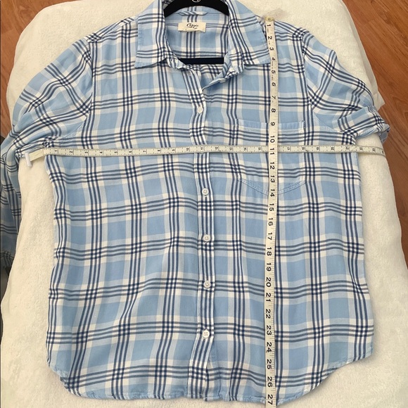 Cosmic Blue Love Hayley Relaxed Button Down Shirt - Picture 10 of 12